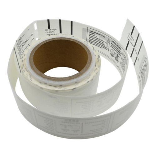 Étiquettes pour bagages avec puce Monza R6-P, étiquettes RFID UHF, incrustation sèche, dimensions : 50 x 500 mm SR96011930-06